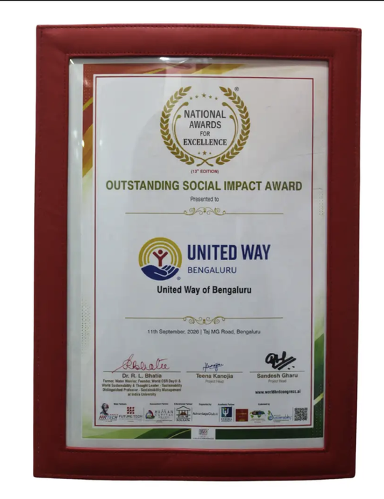 Outstanding Social Impact Award, National Awards for Excellence 2026